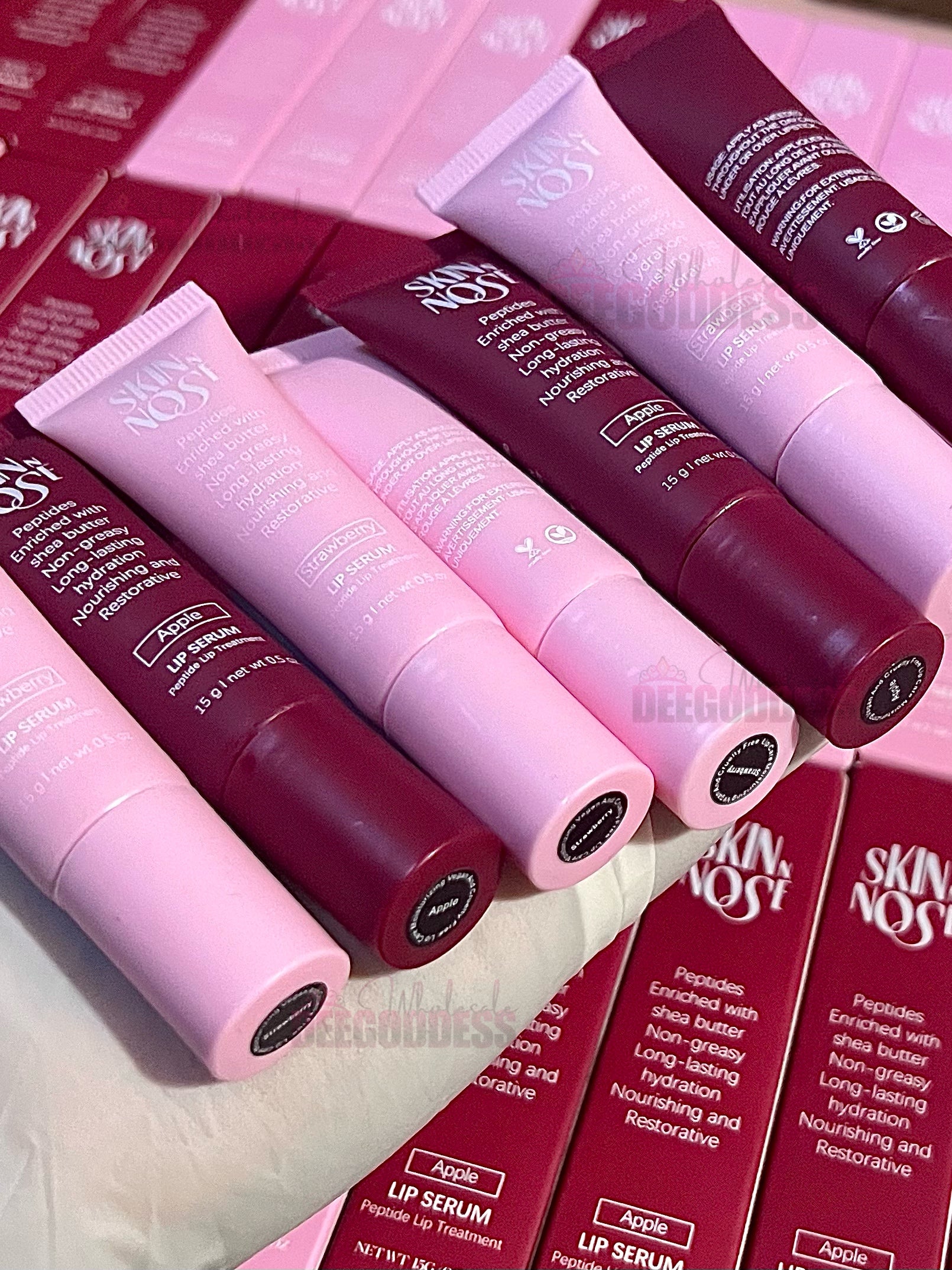 100pcs Private Label Peptide Tinted Lip Serum