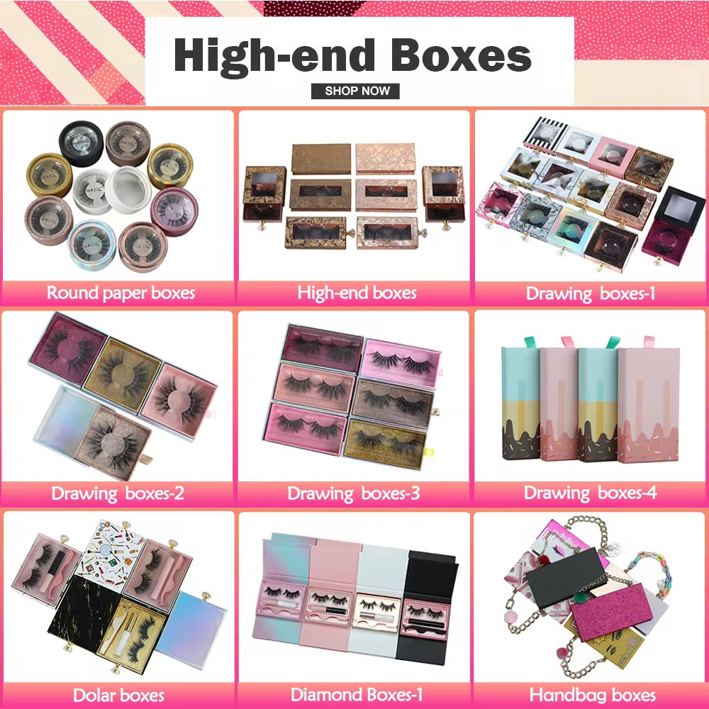 50pcs Private Label Empty Lash Boxes