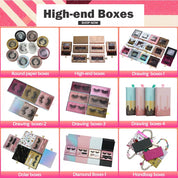50pcs Private Label Empty Lash Boxes