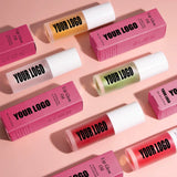 100pcs Private Label Hydrating Fruity Clear Lip Oil