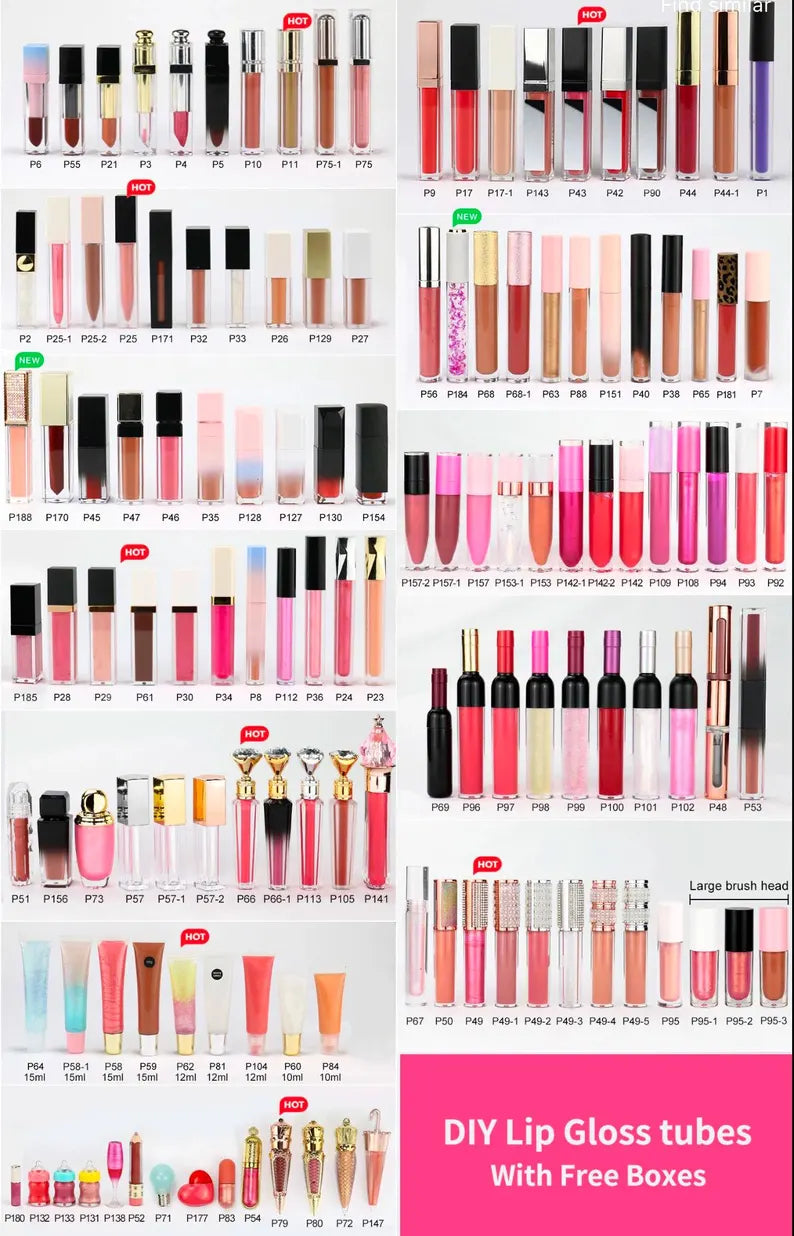 50 Sets Private Label Matte Lipstick Kit