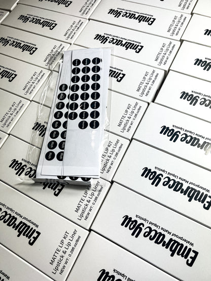 50 Sets Private Label Lipstick Kit