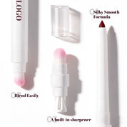 50pcs 3n1 Private Label Creamy Retractable Lip Liner