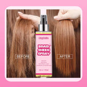 50pcs Private Label Longer Lasting Braid Sheen Spray
