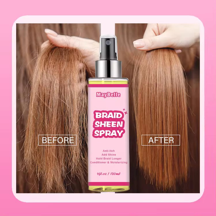 50pcs Private Label Longer Lasting Braid Sheen Spray