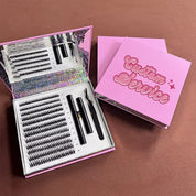100 Sets Private Label DIY Lash Cluster Box Kit