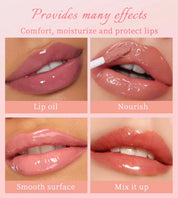 100pcs Private Label Hydrating Fruity Clear Lip Oil