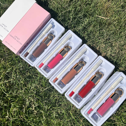 50 Sets Private Label Lipstick + Lip Liner Kit