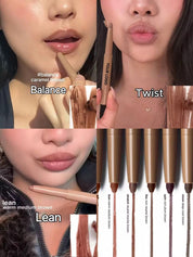50pcs Private Label Peptide Retractable Dual-Action Lip Liner