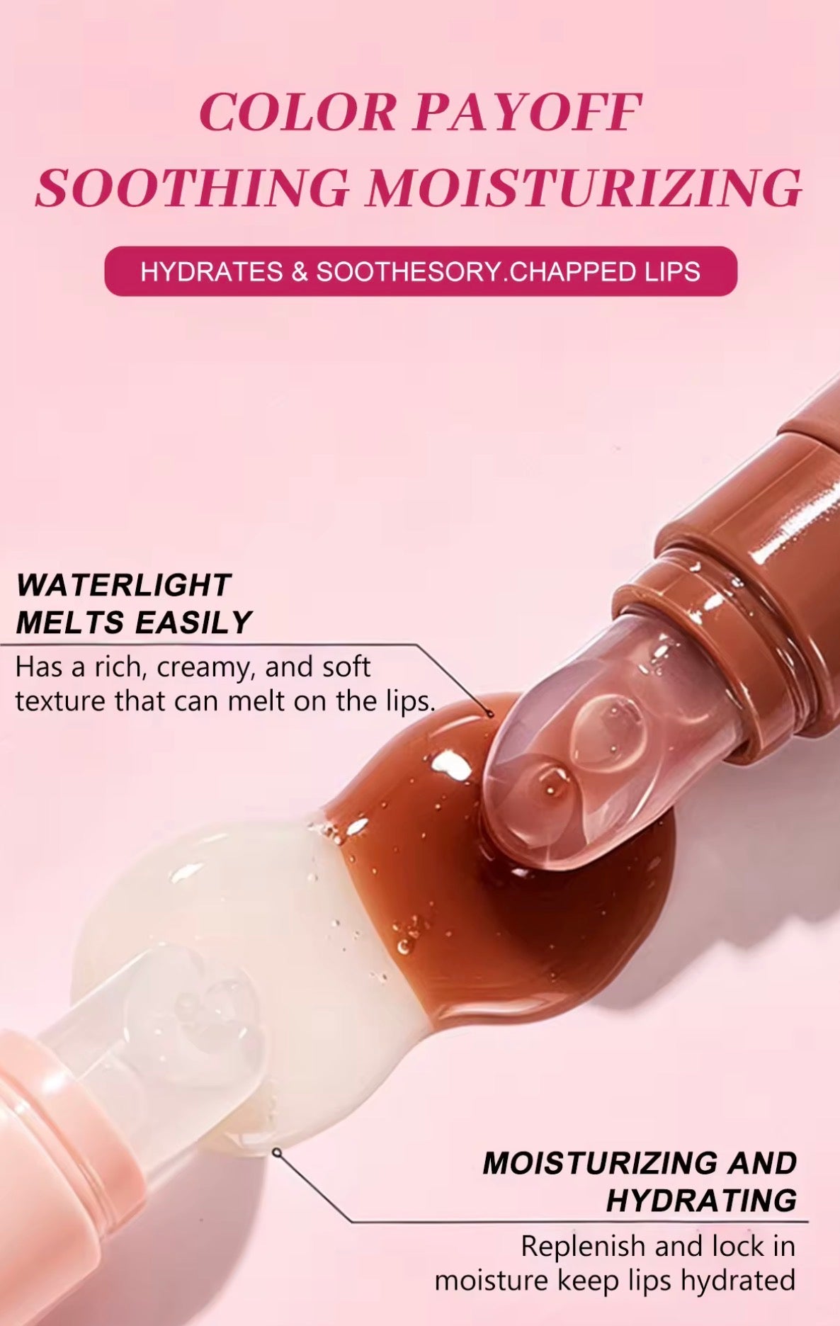 100pcs Private Label Lip Tinted Butter