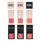 50pcs Private Label Mini Portable Blush and Highlighter Palette