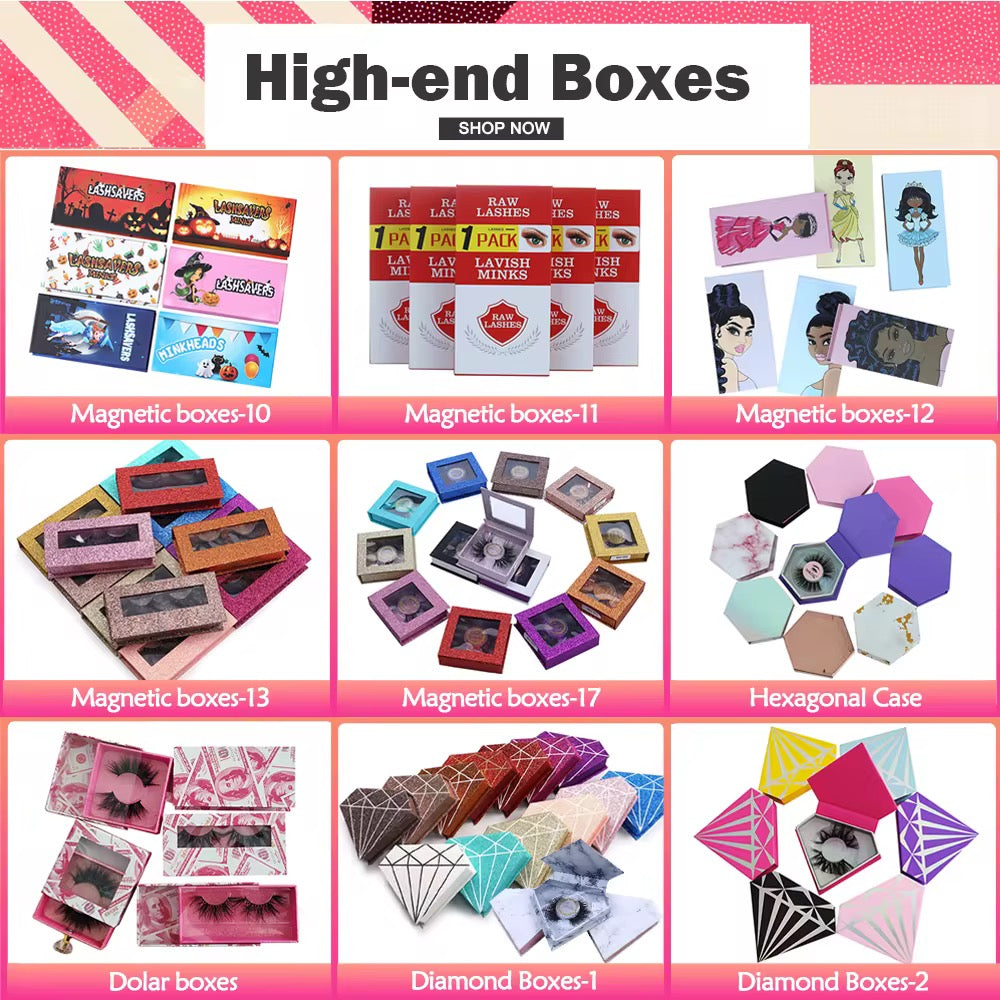 50pcs Private Label Empty Lash Boxes