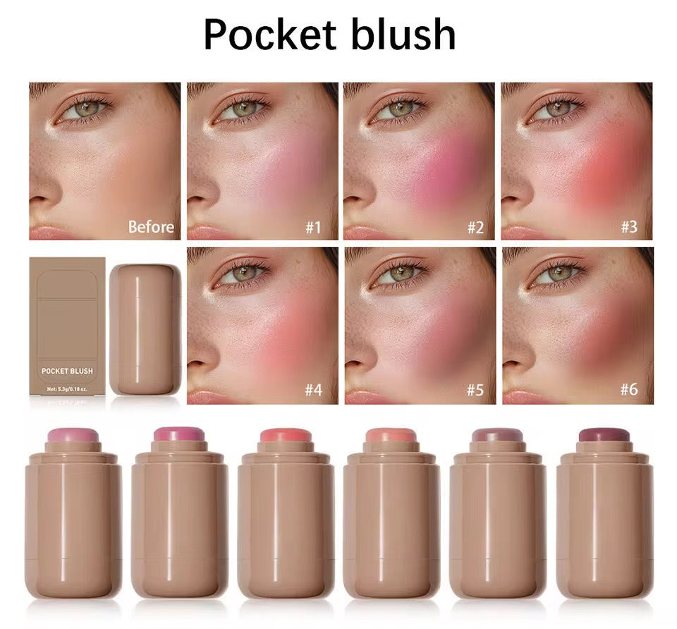 50pcs Private Label Pocket Cream Blush Sticks