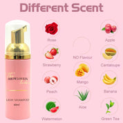 50pcs Private Label Eyelash Foaming Cleanser
