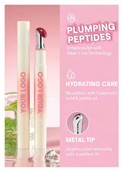 50pcs Private Label Peptide Lip Plumping Gloss