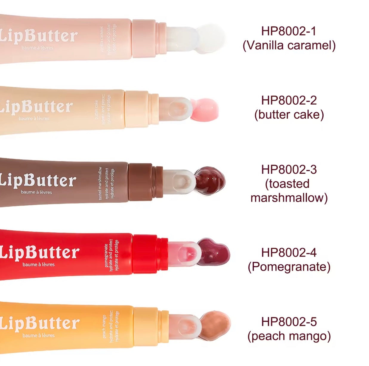 100pcs Private Label Lip Tinted Butter