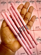 50 Sets Private Label Pink Tube Lip Gloss + Lip Liner Kit