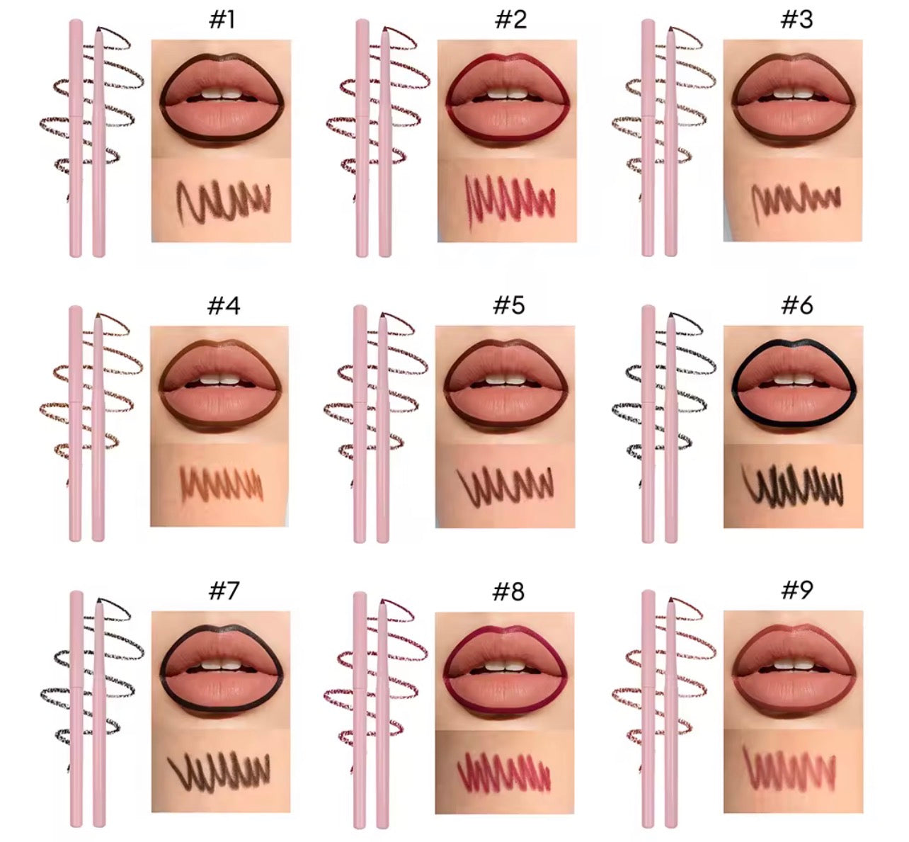 50 Sets Private Label Squeeze Tube Lip Gloss Kit