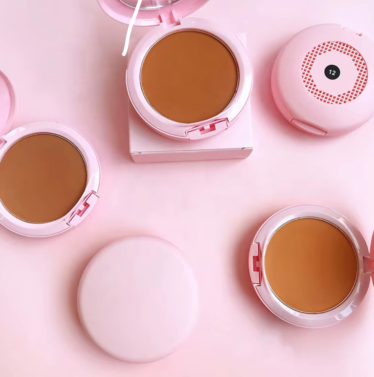 50pcs Private Label Pressed Powder