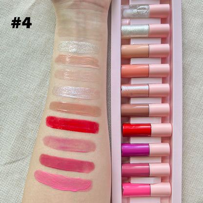 Lipgloss & Matte Lipstick Sample Pack (10pcs)