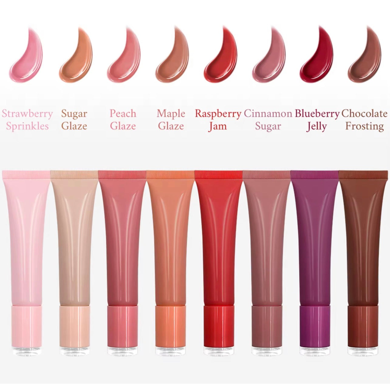 50pcs Private Label Peptide Donut 🍩 Lip Tinted Serum