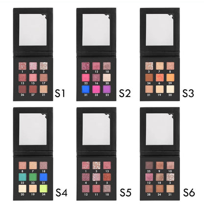 50pcs Private Label 9n1 Eyeshadow Palette