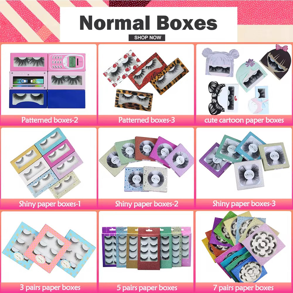 50pcs Private Label Empty Lash Boxes