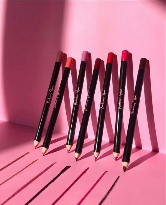 50pcs Private Label Creamy Precision Lip Liner Black Pencil