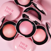 50pcs Private Label Pressed Blush and Highlighter