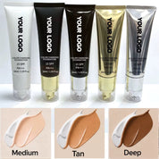 100pcs Private Label SPF 50 Oil Control Color Changing Liquid Foundation