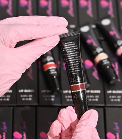 50pcs Private Label Shiny Plump Lip Gloss