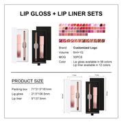 50 Sets Private Label Hydrating Lipgloss / Matte Lipstick Kit