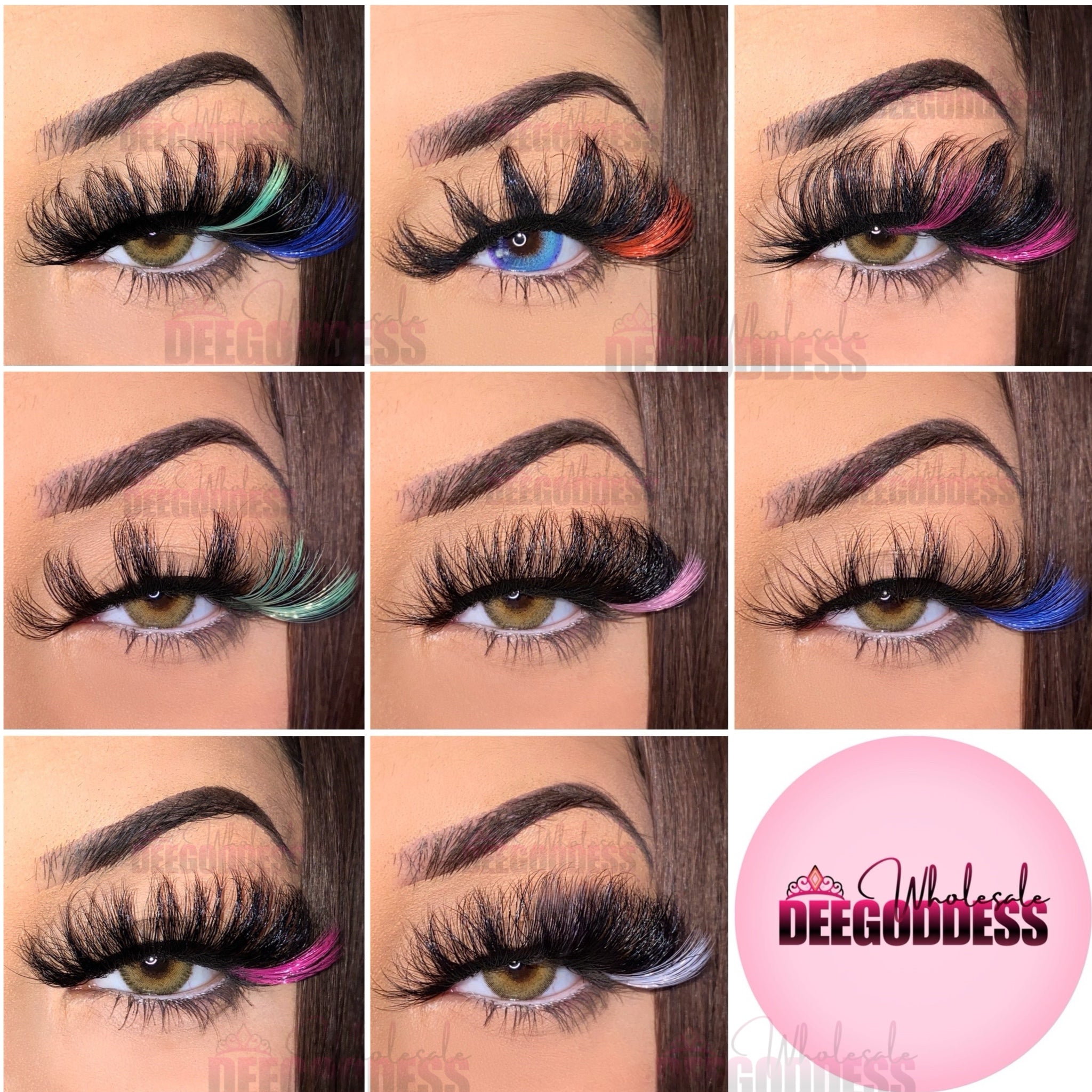 100 Pairs Private Label Mink Lashes