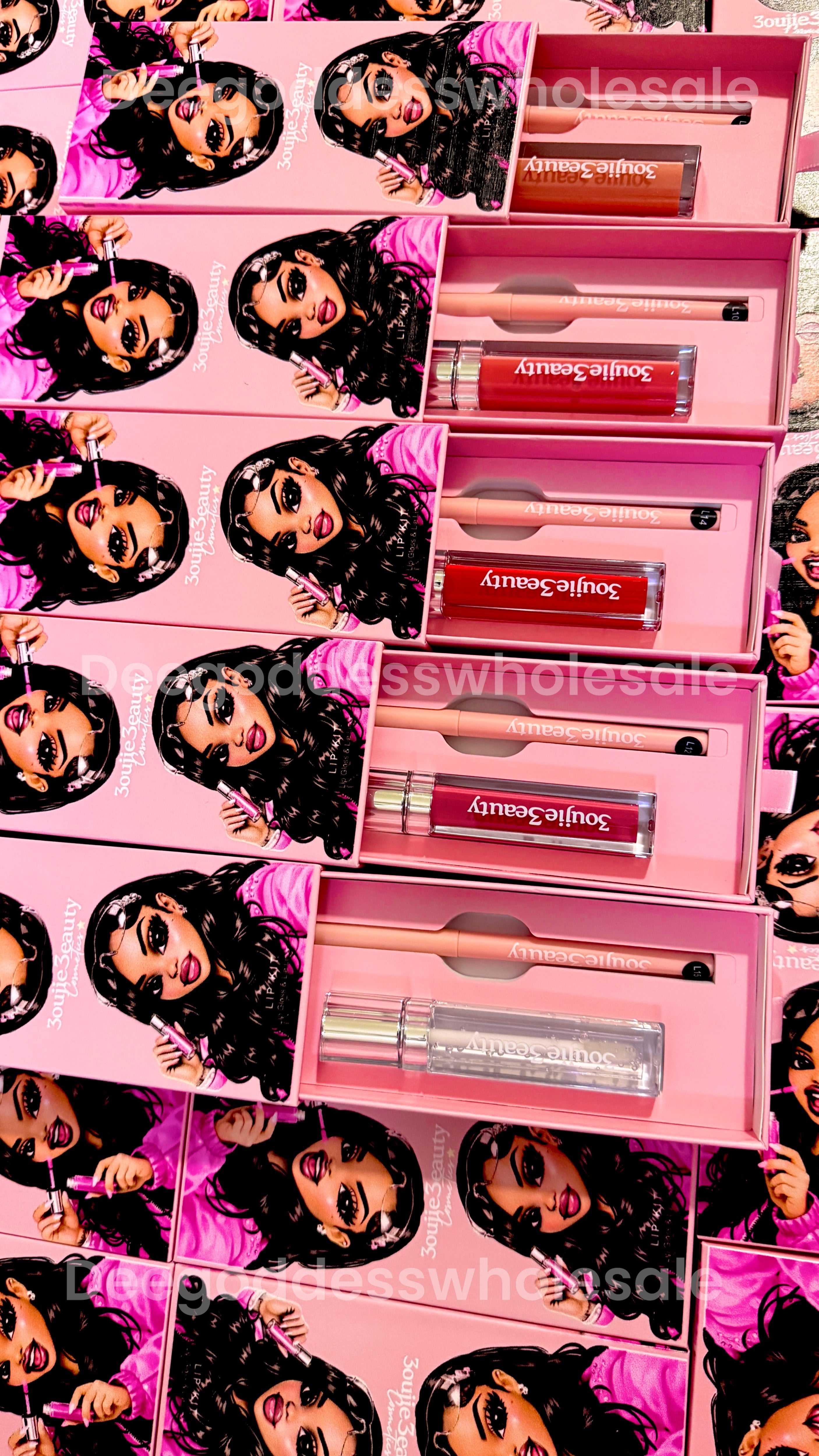 50 Sets Private Label Lipgloss/Lipstick Kit