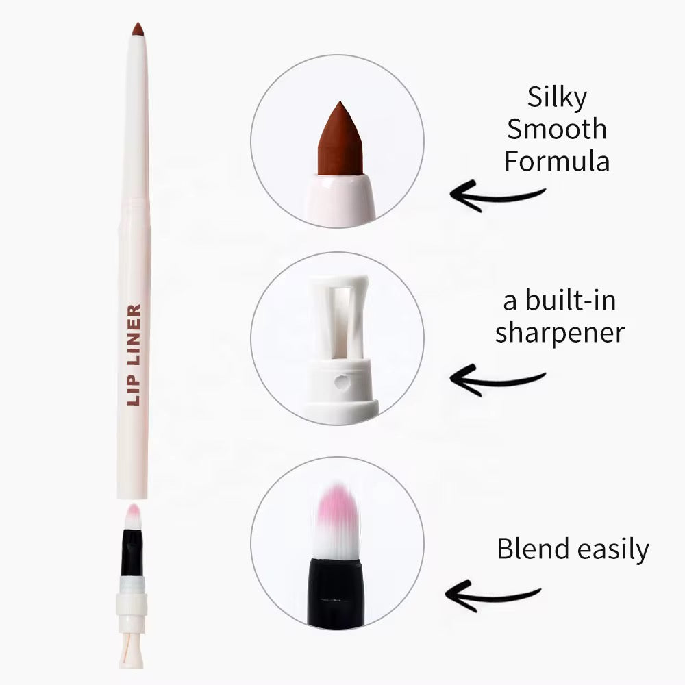 50pcs 3n1 Private Label Long-Lasting Retractable Lip Liner
