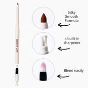 50pcs 3n1 Private Label Long-Lasting Retractable Lip Liner