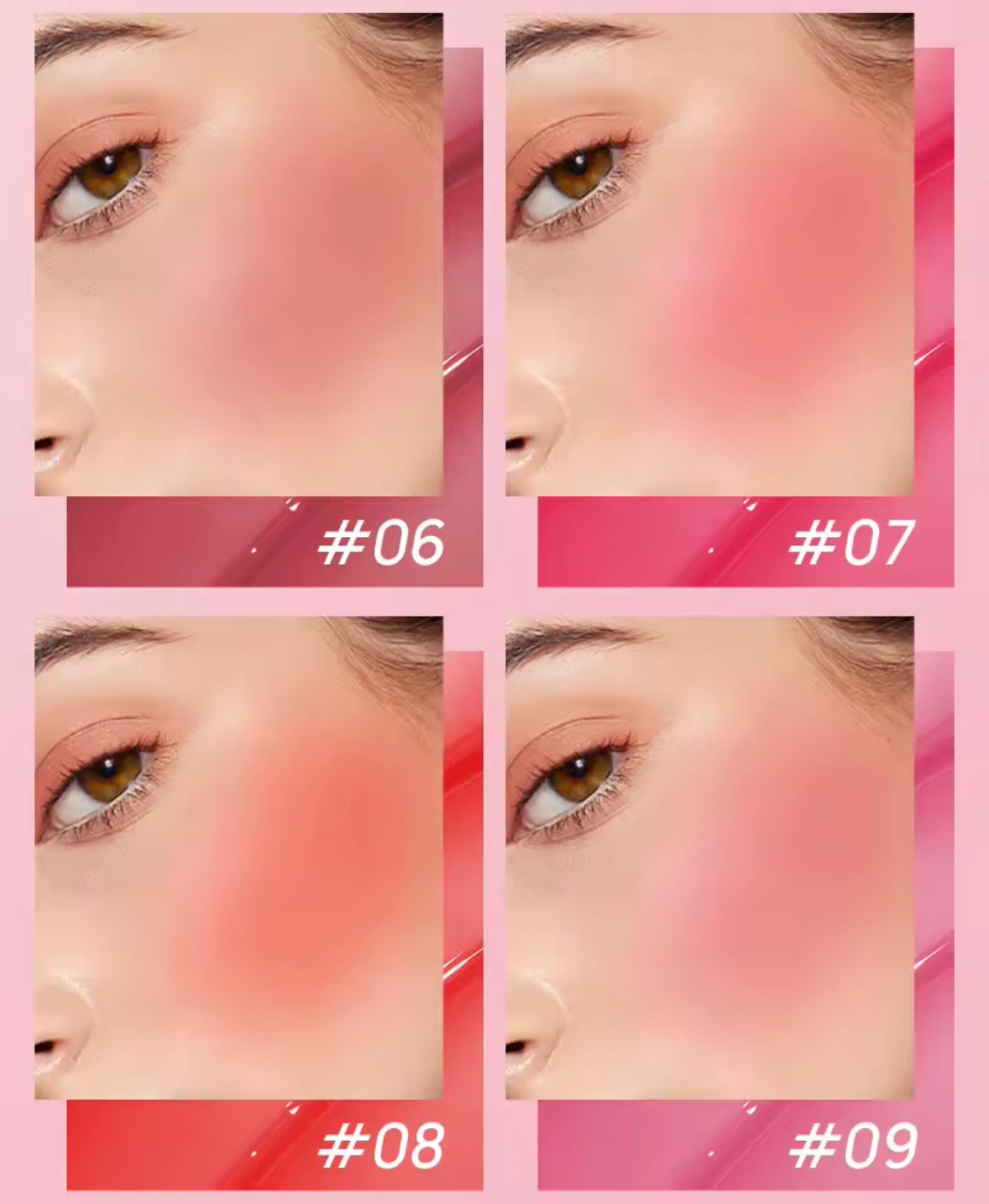 50pcs 3-in-1 Private Label Liquid Cream Blush