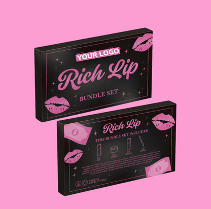 25 Sets 4-in-1 Private Label Lip Care Kit