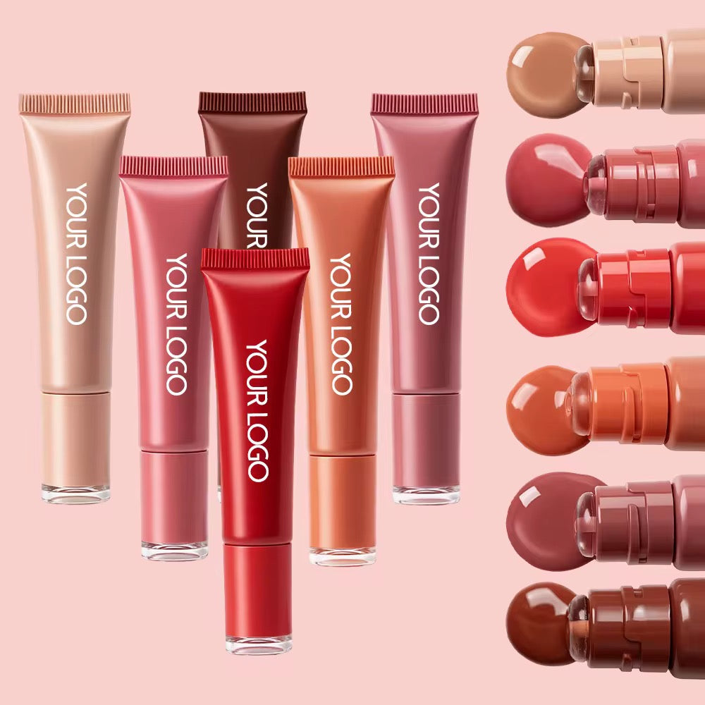 50pcs Private Label Peptide Donut 🍩 Lip Tinted Serum