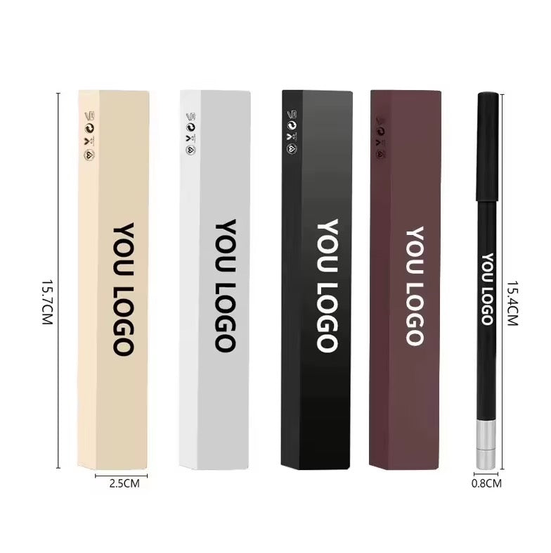 50pcs Private Label Creamy Retractable Black Lip Liner