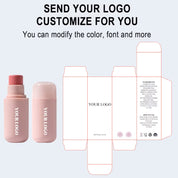 50pcs Private Label Pink Pocket Cream Blush Sticks