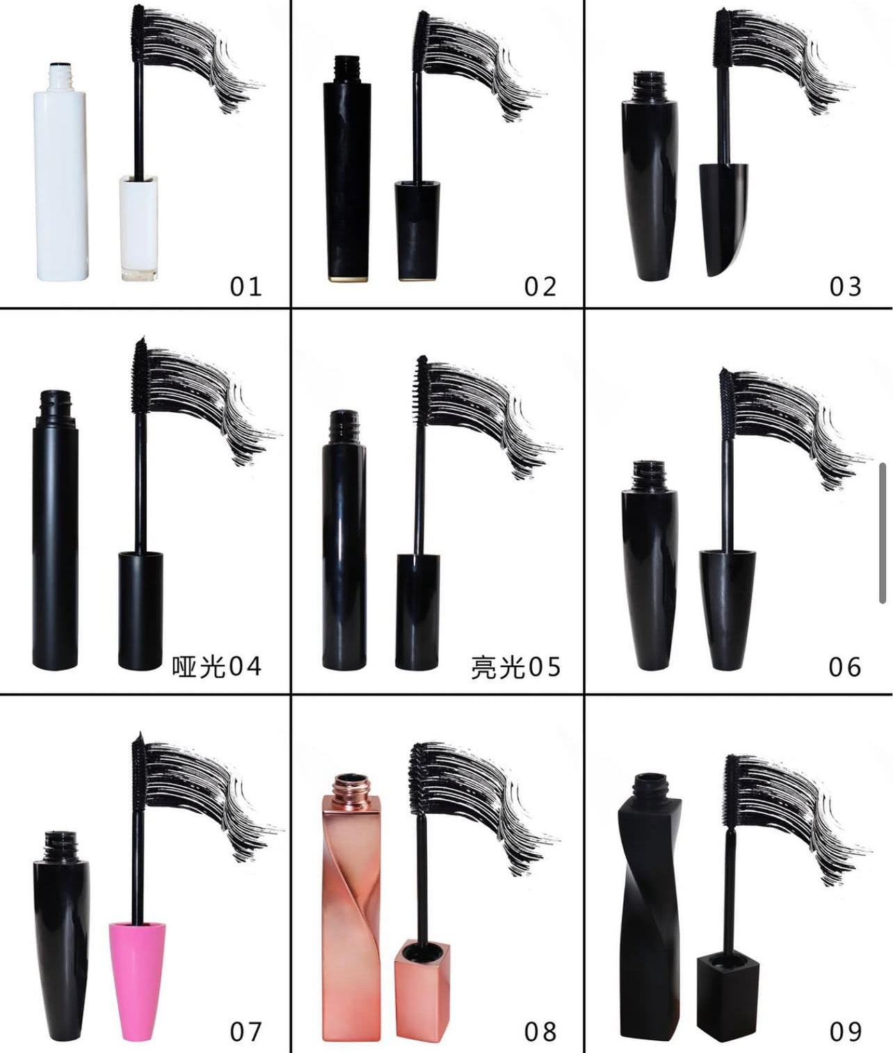 50pcs Private Label Waterproof Mascara