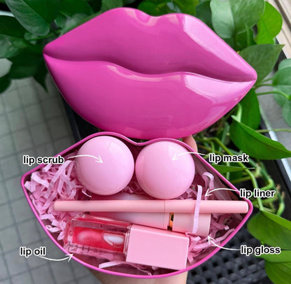 50 Sets Private Label 5-in-1 Lip Care Kit