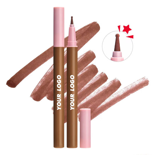 50pcs Private Label Waterproof Long Lasting Lip Liner with Rounded Ball Applicator