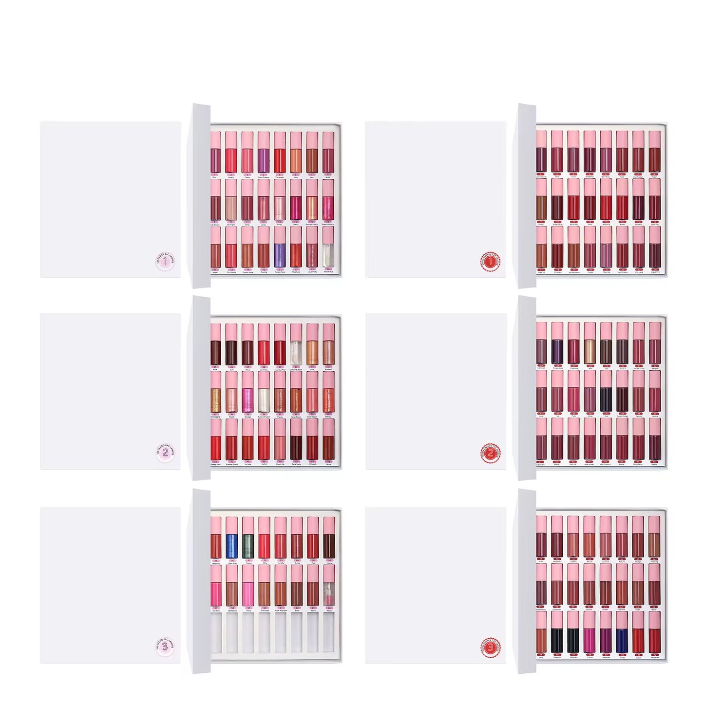 Lipgloss & Matte Lipstick Sample Pack (24pcs)