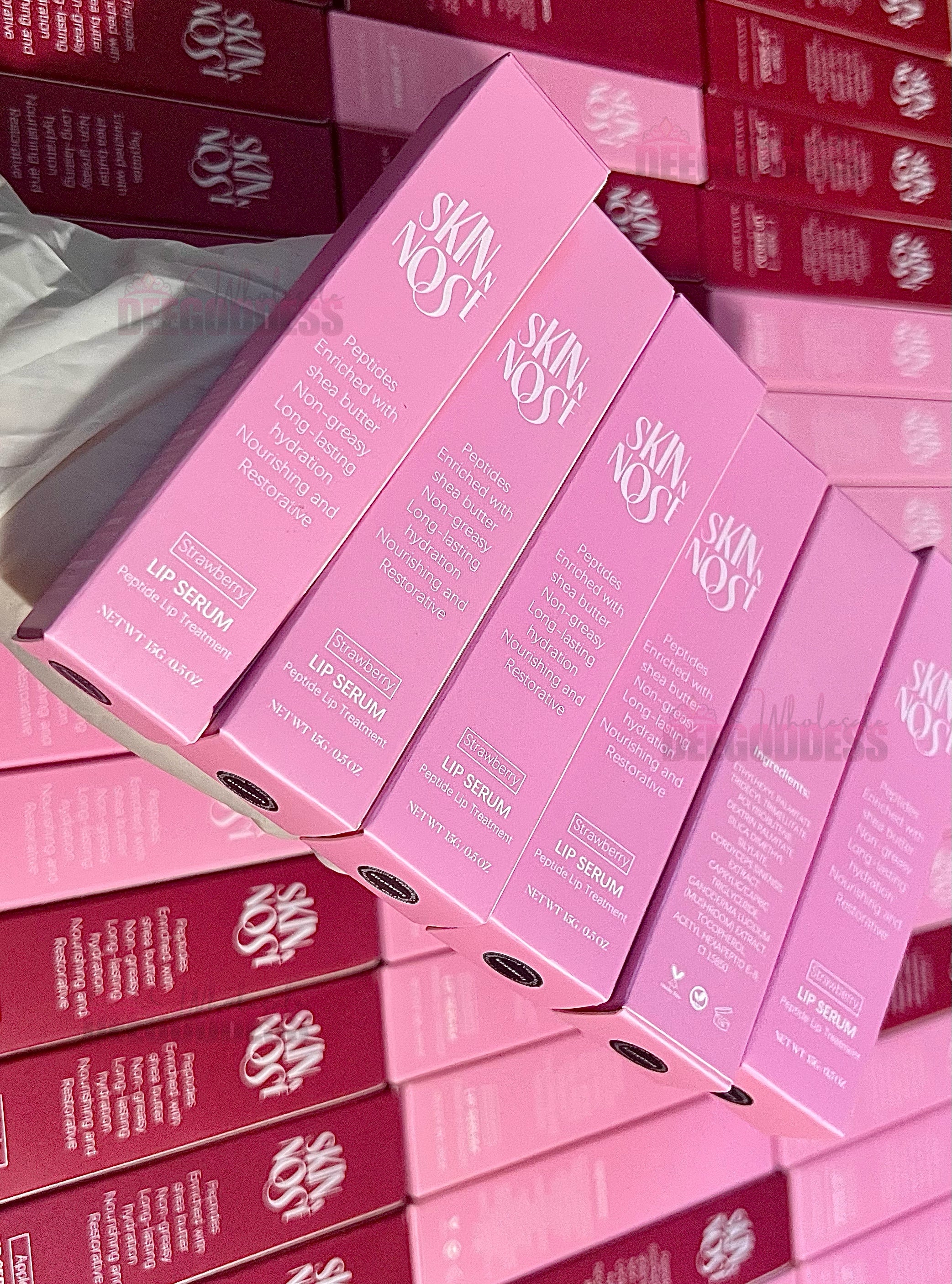 100pcs Private Label Peptide Tinted Lip Serum