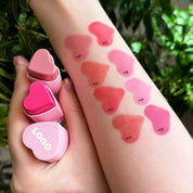 50pcs Private Label Heart Cream Blush Stick