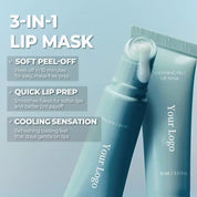 50pcs Private Label Korean Cooling Lip Peel Mask