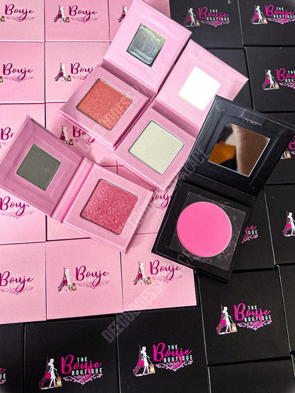 50pcs Private Label Pressed Powder Blush and Highlighter