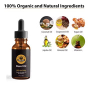 100pcs Private Label Beard Oil & Balm